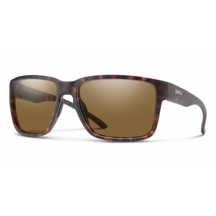 SMITH EMERGE SUNGLASSES MATTE TORTOISE + CP POLARIZED BROWN LENS