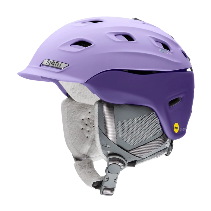 SMITH VANTAGE MIPS HELMET 23/24 WOMEN, Color: MATTE PERI DUST/PURPLE HAZE, Size: S