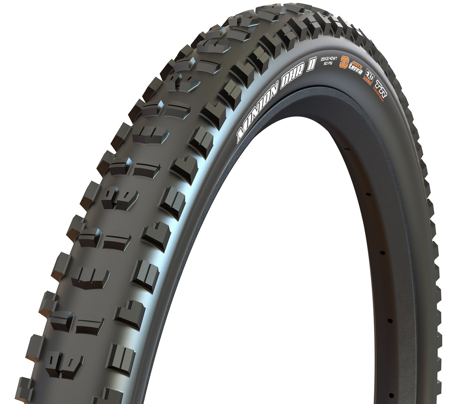 MAXXIS MINION DHR II 29X2.4 F120 3C MAXXGRIP DD TR WT TIRE