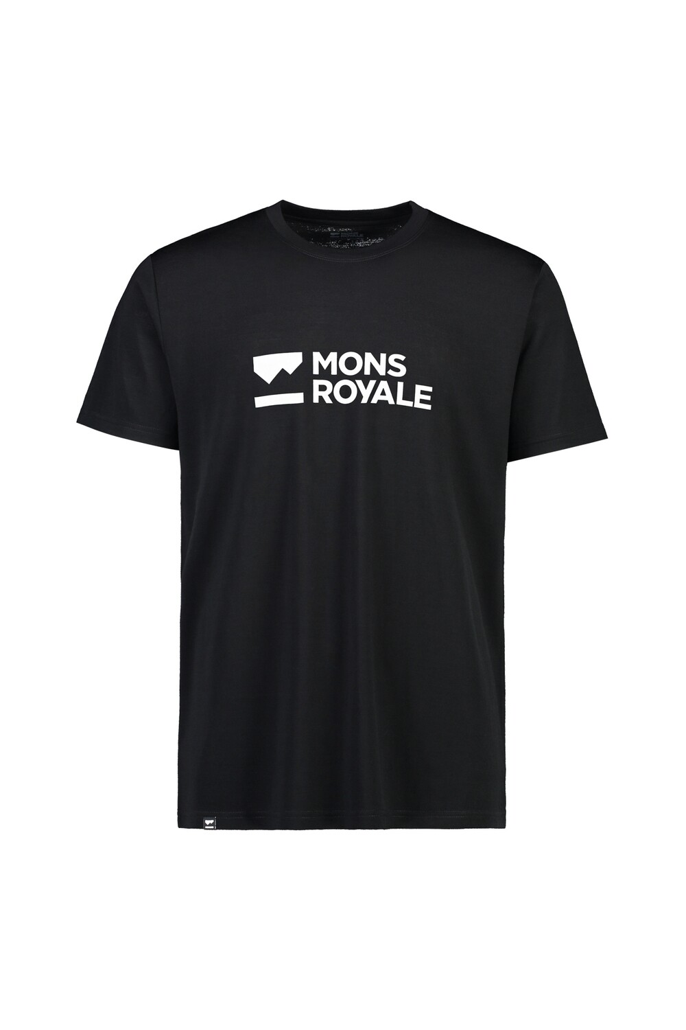 MONS ROYALE ICON T-SHIRT MEN, Color: BRAND LOCK UP BLACK, Size: XL