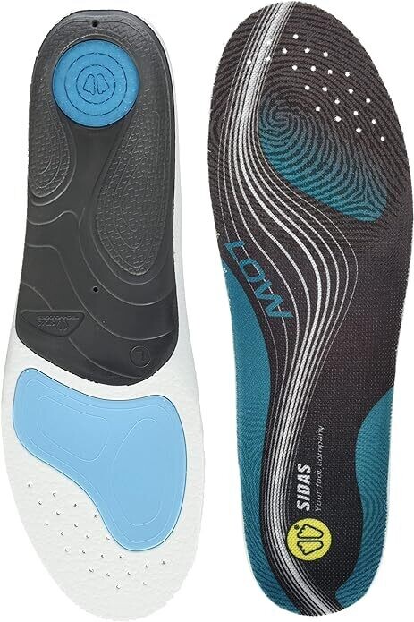 SIDAS 3 FEET ACTIV&#39; MULTISPORT INSOLES 23/24, Color: LOW, Size: S
