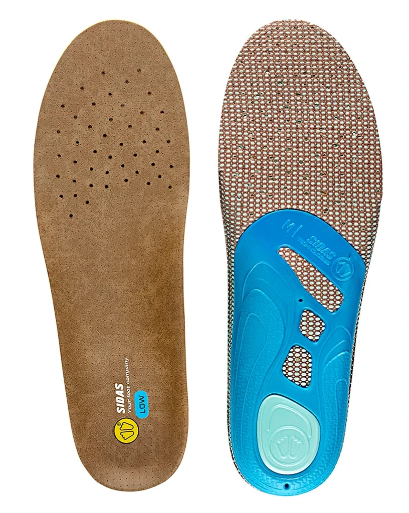 SIDAS 3 FEET OUTDOOR HIKING INSOLES 23/24, Color: LOW, Size: S