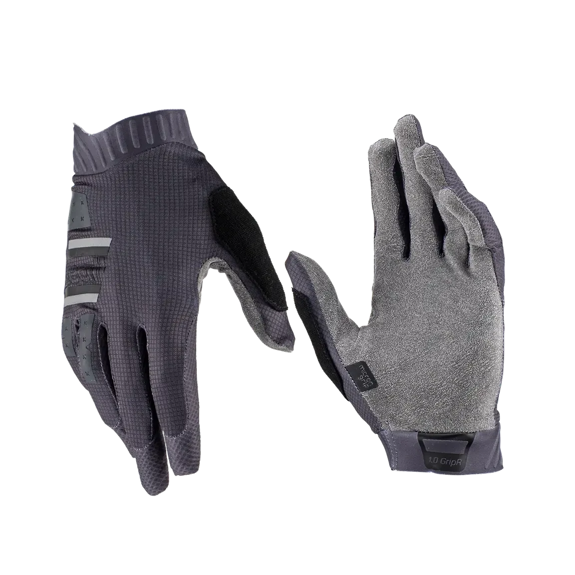 LEATT GLOVE MTB 1.0 GRIP R, Color: STEALTH, Size: S