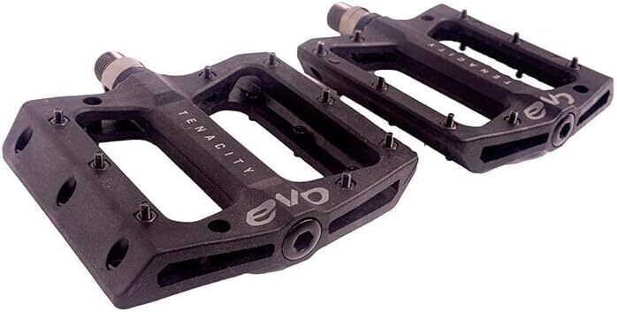 EVO TENACITY NYLON PLATFORM PEDALS 9/16" BLACK