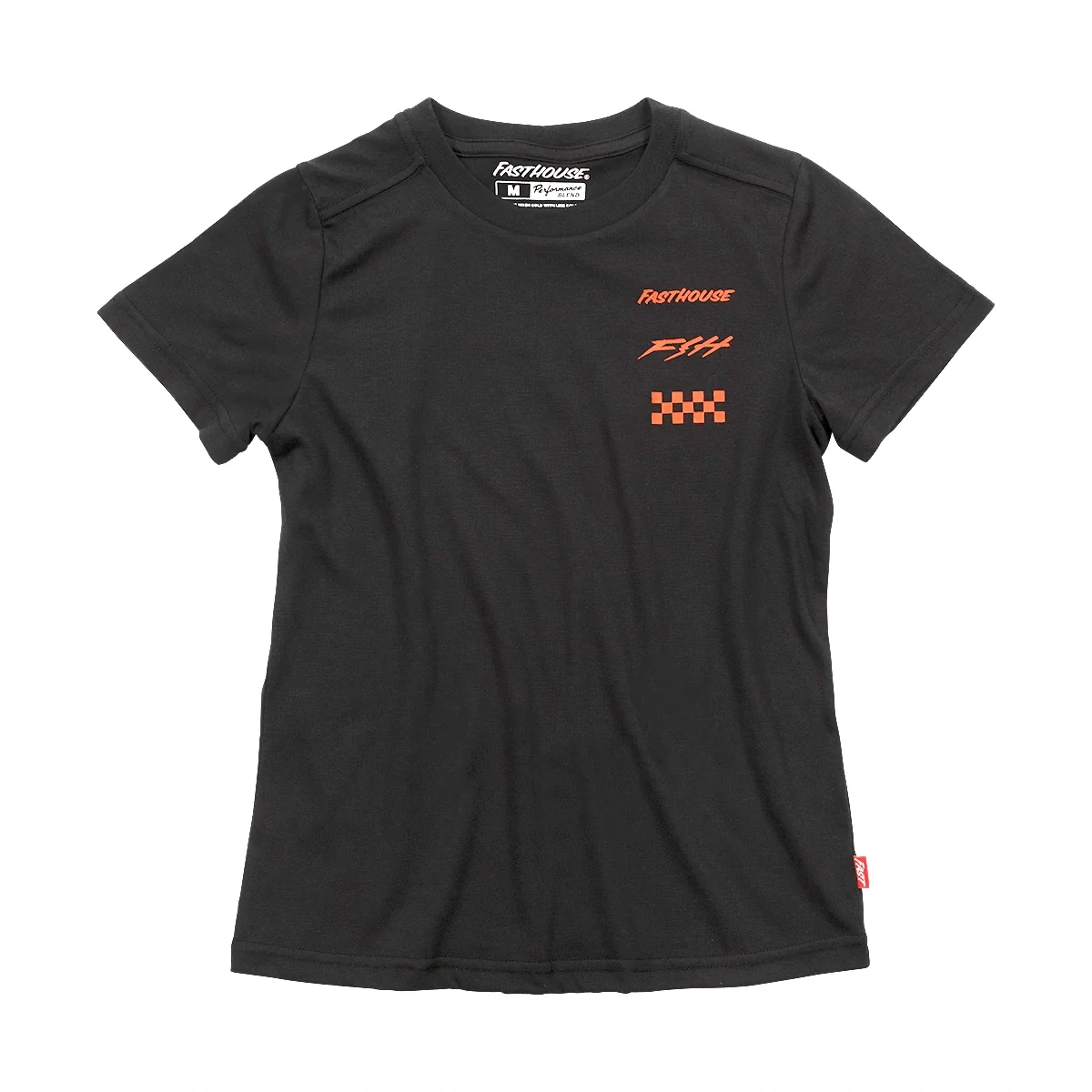 FASTHOUSE YOUTH EVOKE SS TECH TEE, Color: BLACK, Size: S