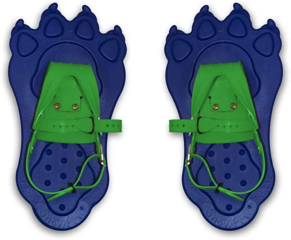 SNOW PAWS SNOWSHOE JUNIOR, Color: DARK BLUE/GREEN