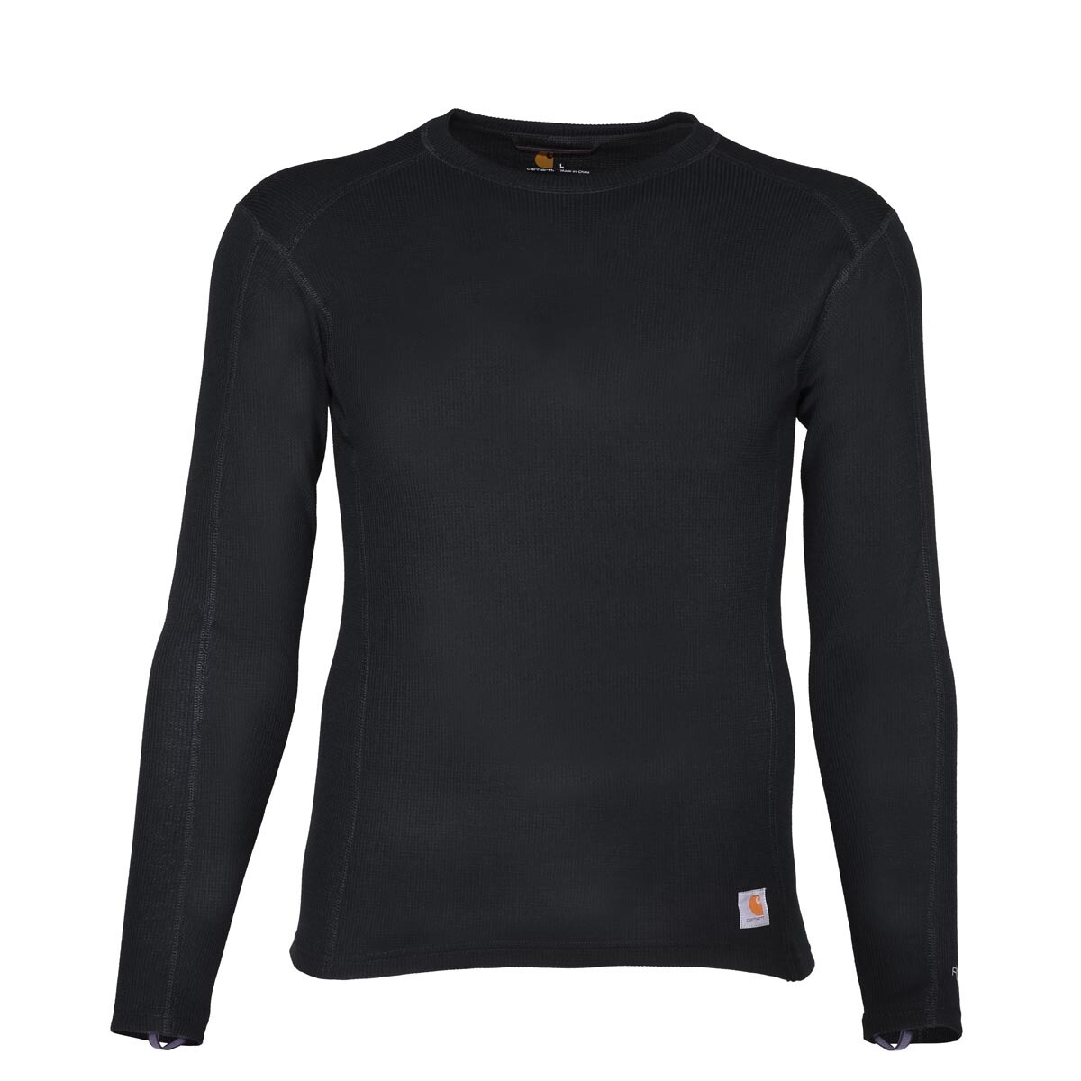 CARHARTT BASE FORCE MIDWEIGHT CLASSIC CREW MEN, Color: BLACK, Size: XL