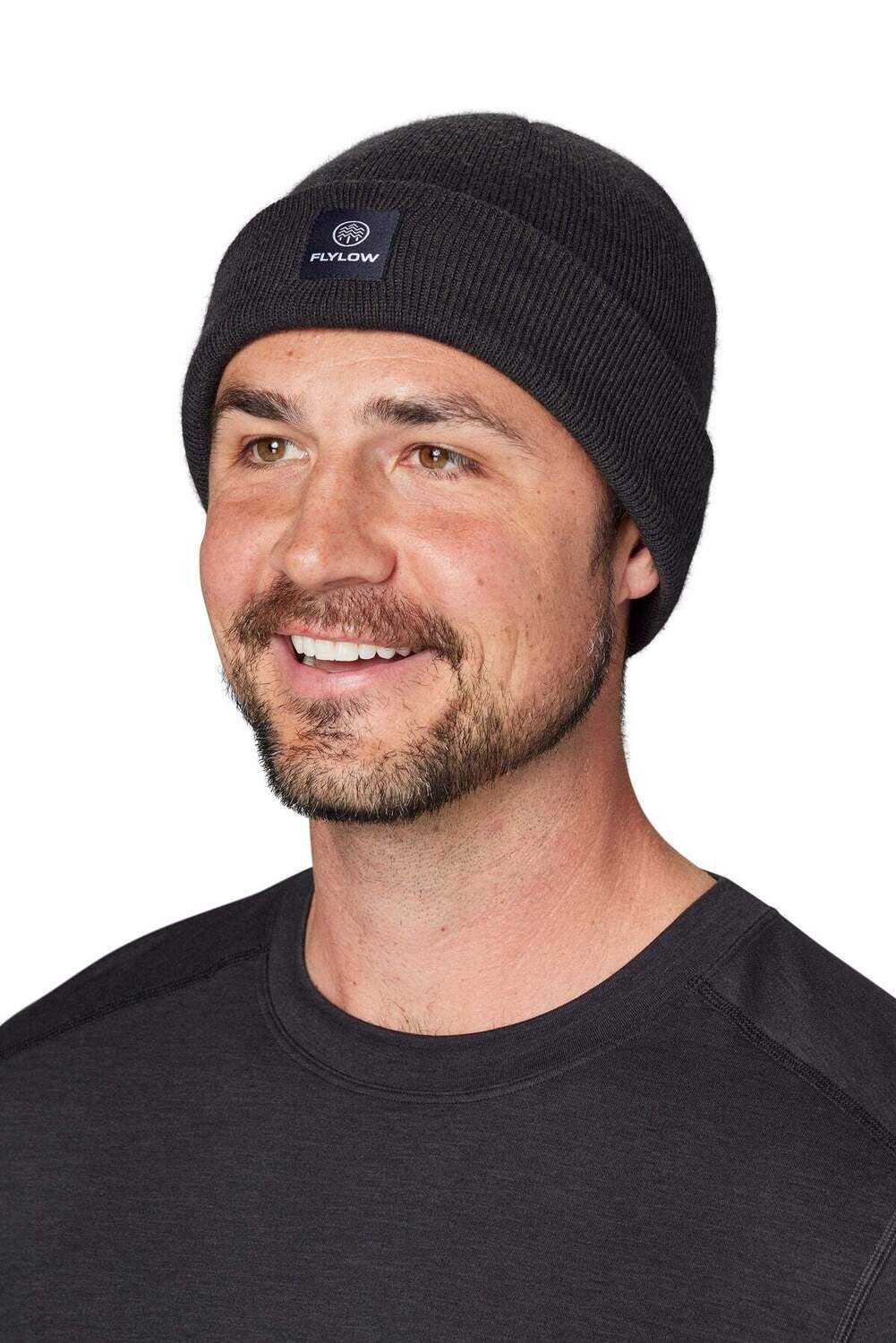 FLYLOW LONGSHOREMAN BEANIE, Color: BLACK