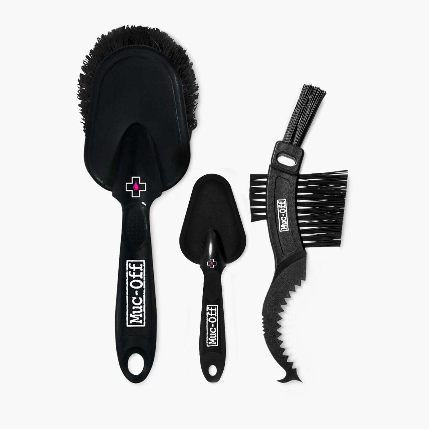 MUC-OFF PREMIUM 3 PIECE BRUSH SET