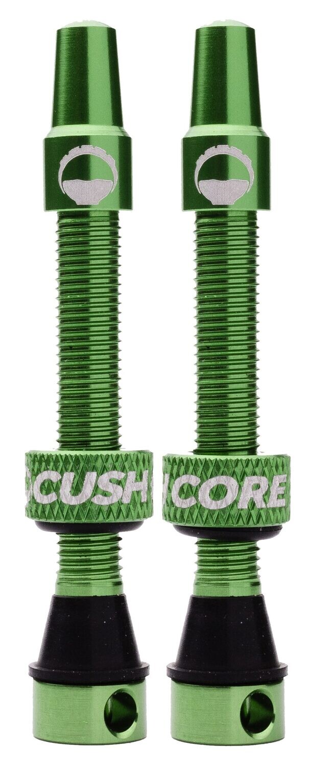 CUSHCORE VALVE STEMS 44MM  (2 PACK), Color: GREEN