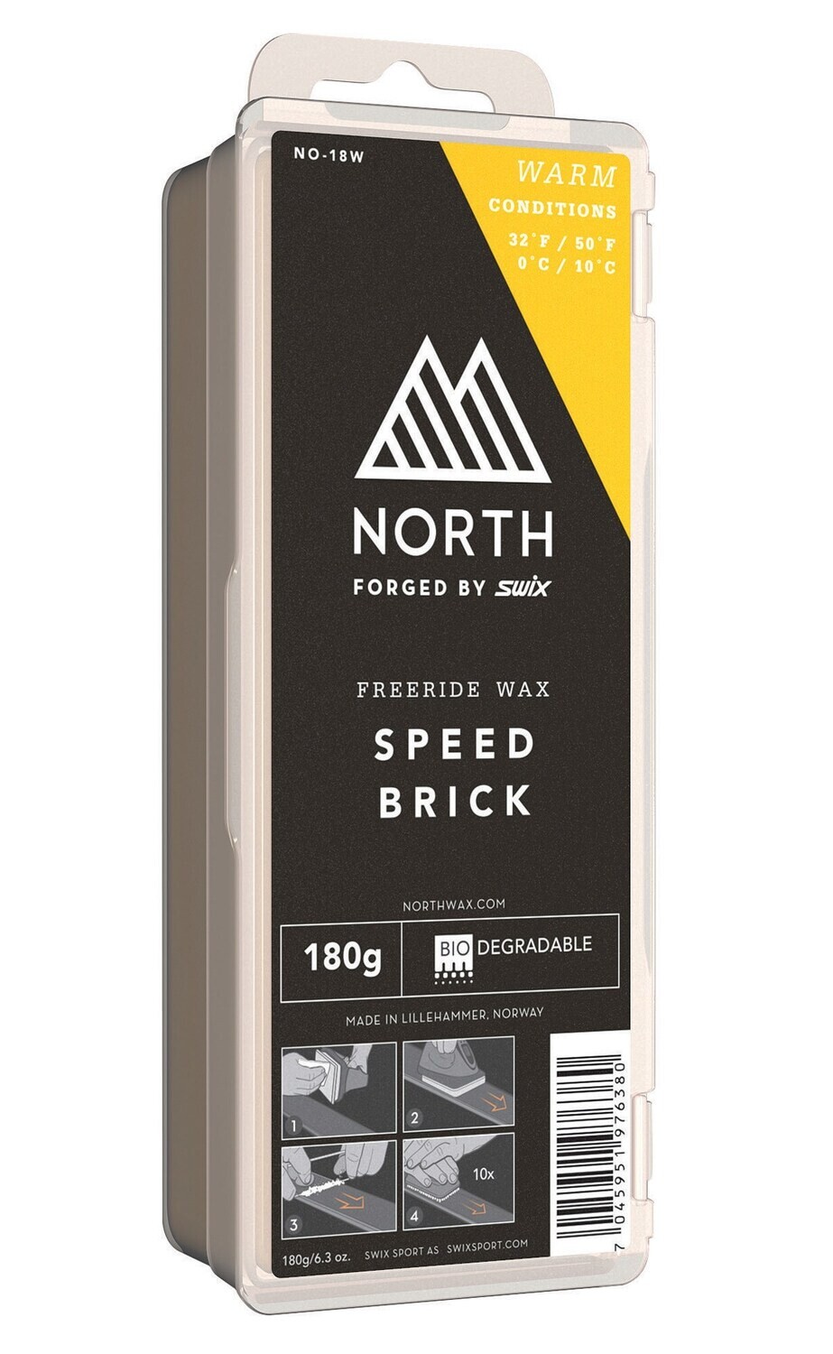 SWIX NORTH GLIDEWAX WARM 180GR
