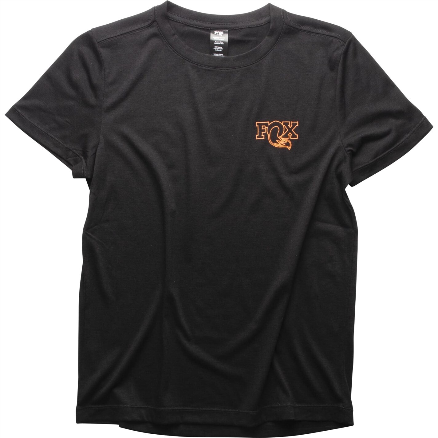 FOX TAILED SS T-SHIRT JUNIOR, Color: BLACK, Size: S