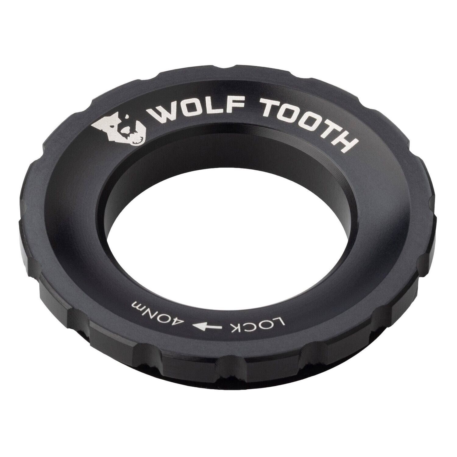 WOLFTOOTH COMPONENTS CENTERLOCK ROTOR LOCKRING BLACK
