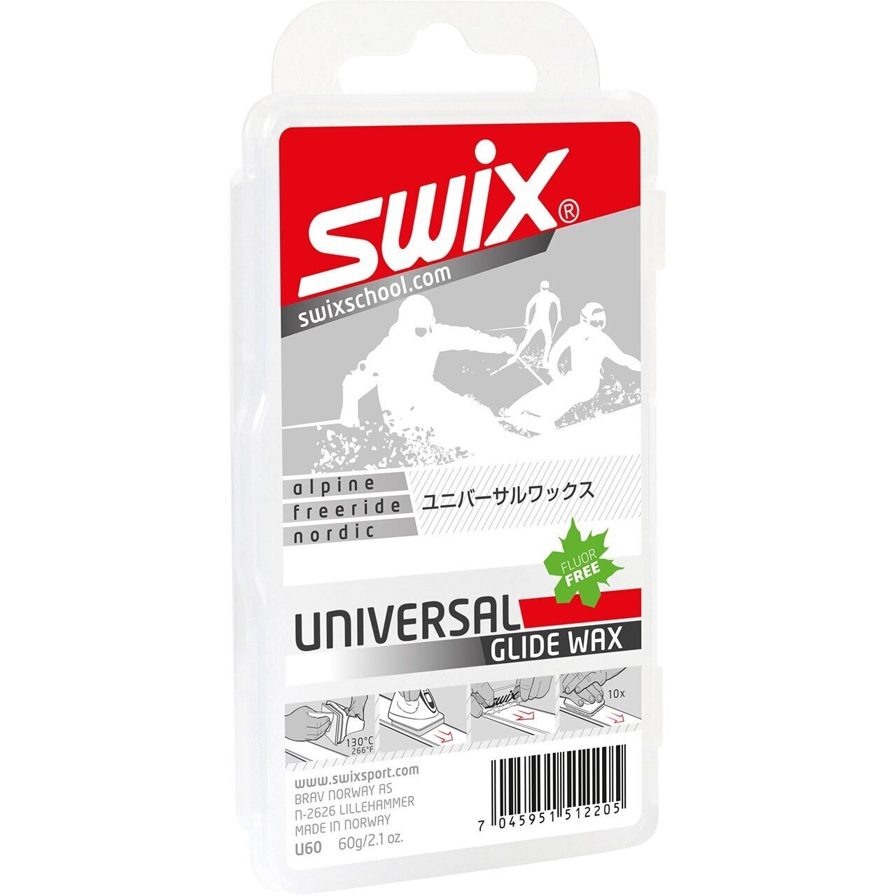 SWIX UNIVERSAL TRAINING WAX WHITE 60GR