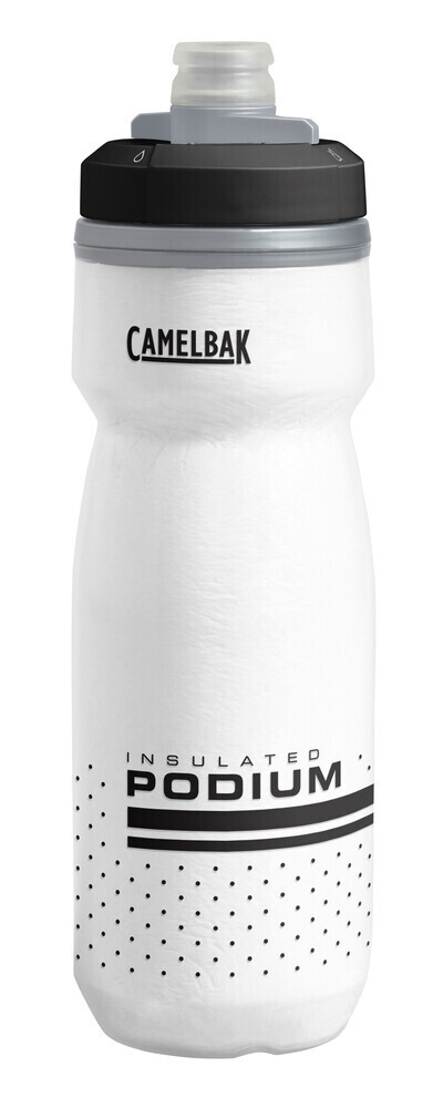 CAMELBAK PODIUM CHILL 21OZ WATER BOTTLE, Color: WHITE/BLACK