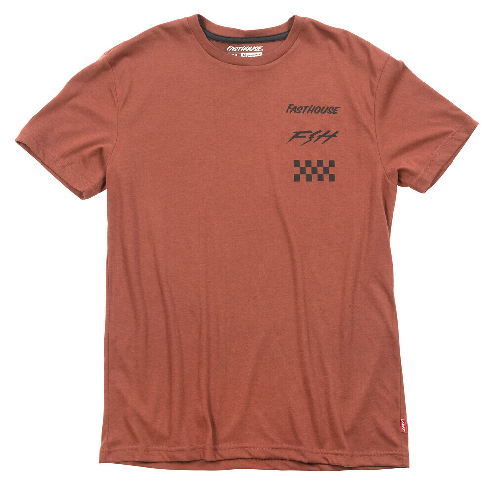FASTHOUSE EVOKE SS TECH TEE MEN, Color: RUST, Size: L