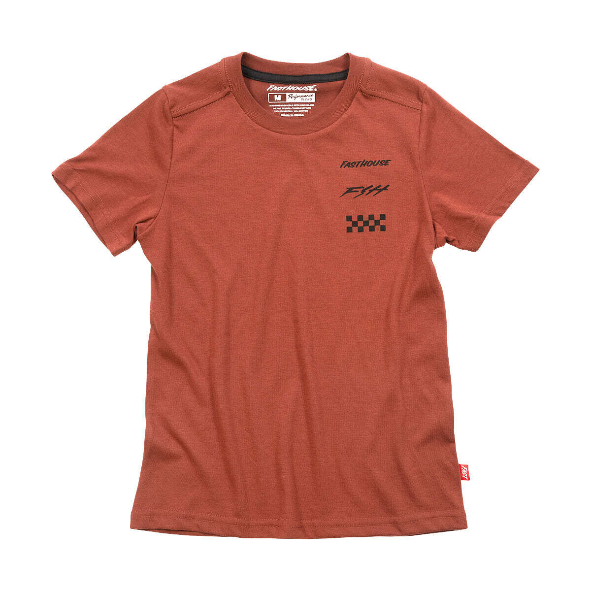 FASTHOUSE EVOKE SS TECH TEE JUNIOR, Color: RUST, Size: S