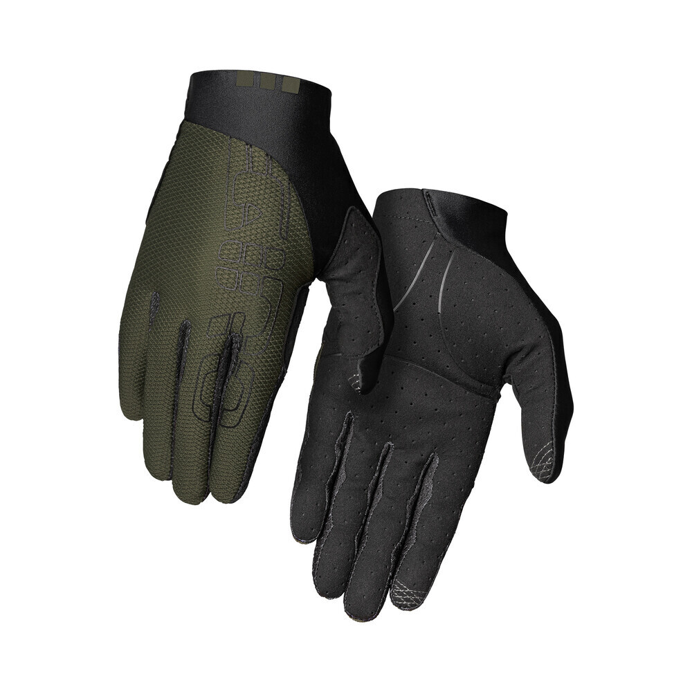 GIRO TRIXTER GLOVES UNISEX, Color: OLIVE, Size: L