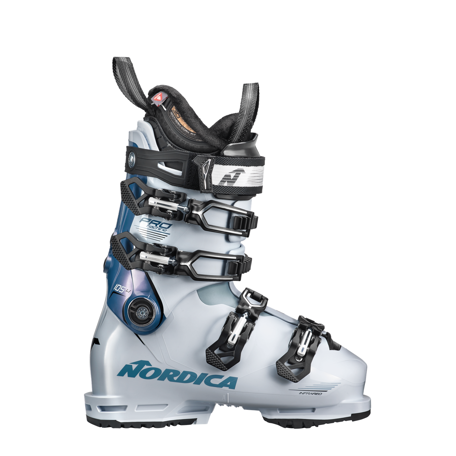NORDICA PROMACHINE 105  ALPINE SKI BOOTS 25/26  WOMEN