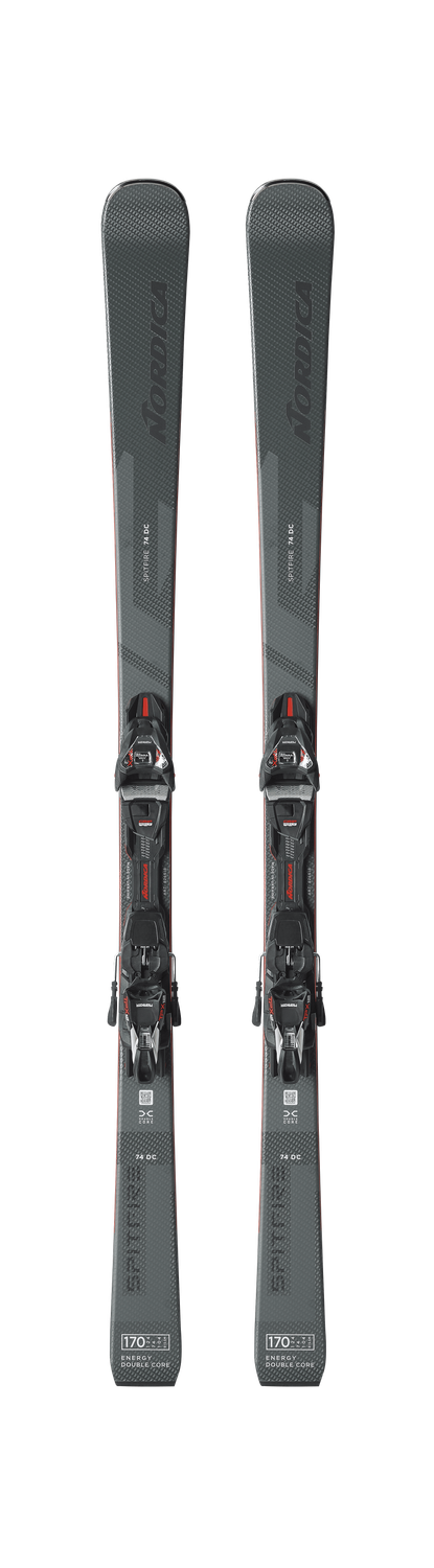 NORDICA SPITFIRE DC 74 + TPX 12 FDT ALPINE SKI  25/26