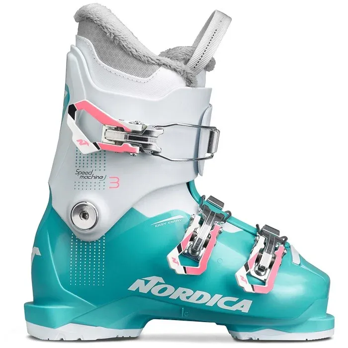  NORDICA SPEEDMACHINE J3 (GIRL)  ALPINE SKI BOOTS 25/26 JUNIOR