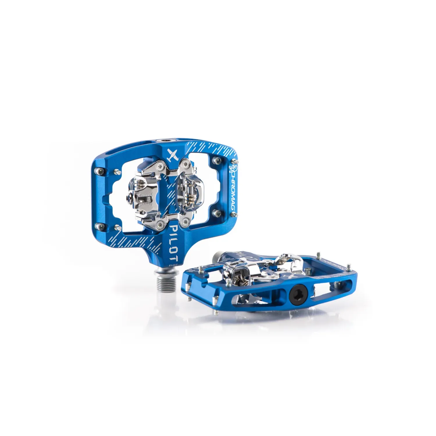 CHROMAG PILOT PEDALS REGULAR BODY BLUE