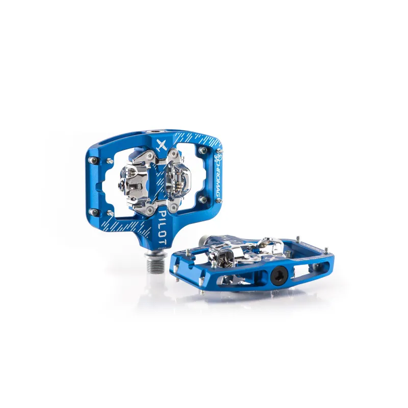 CHROMAG PILOT PEDALS REGULAR BODY BLUE
