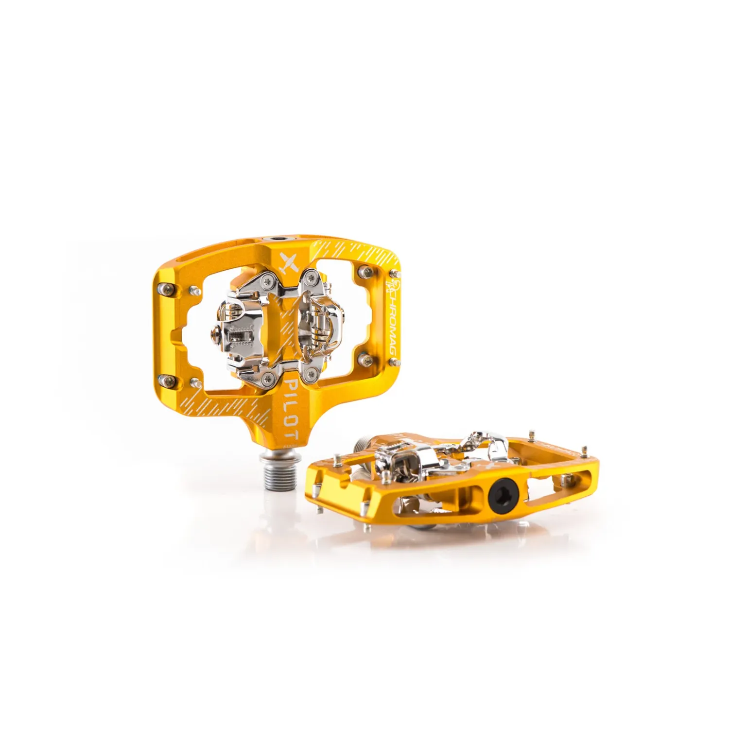 CHROMAG PILOT PEDALS REGULAR BODY GOLD