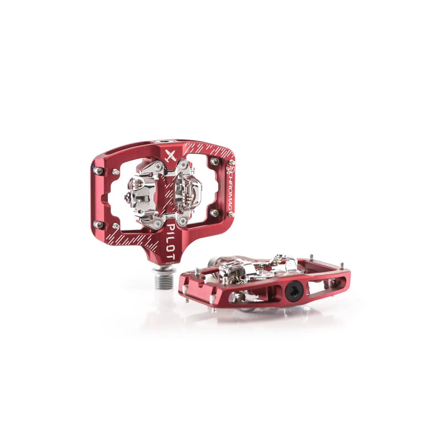CHROMAG PILOT PEDALS REGULAR BODY RED