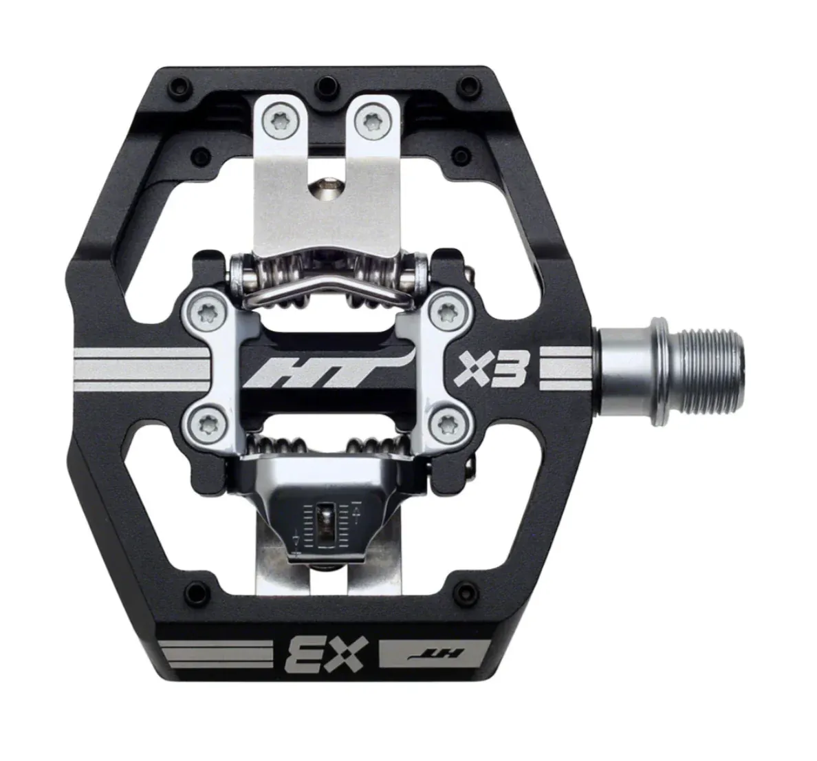 HT X3 CLIPLESS PEDALS BLACK