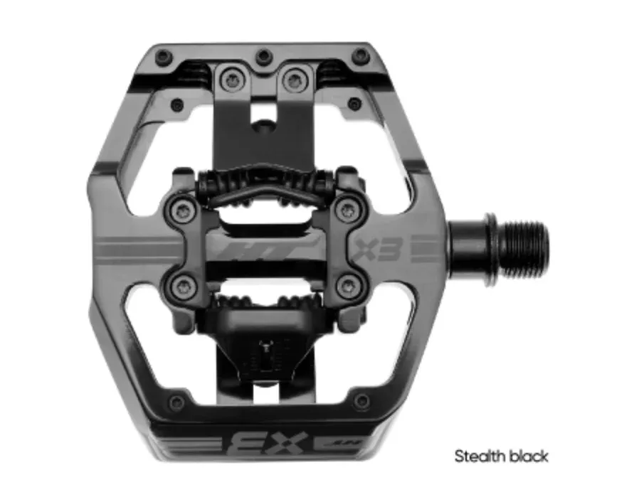 HT X3 CLIPLESS PEDALS STEALTH BLACK