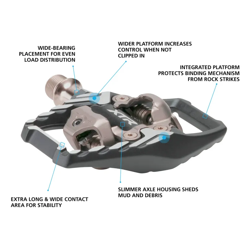 SHIMANO PD-M9120  XTR TRAIL SPD PEDAL WITH CLEAT SM-SH51