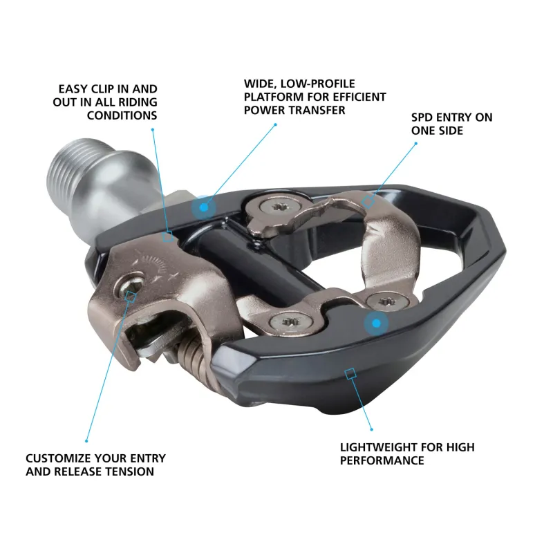 SHIMANO PD-ES600 SPD PEDAL WITH CLEAT SM-SH51
