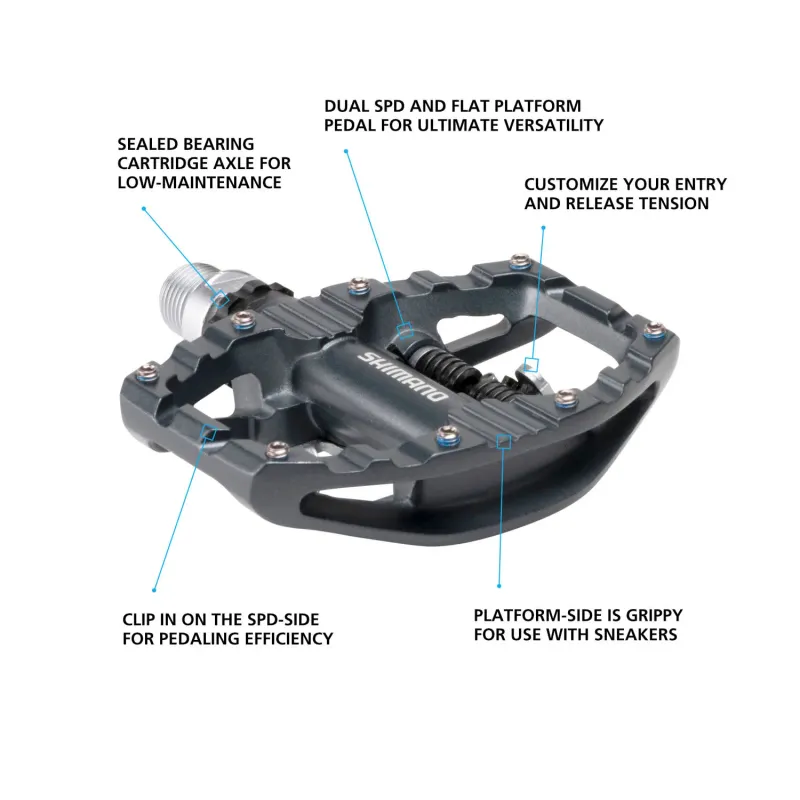 SHIMANO PEDAL PD-EH500 SPD PEDAL WITH CLEAT (SM-SH56)