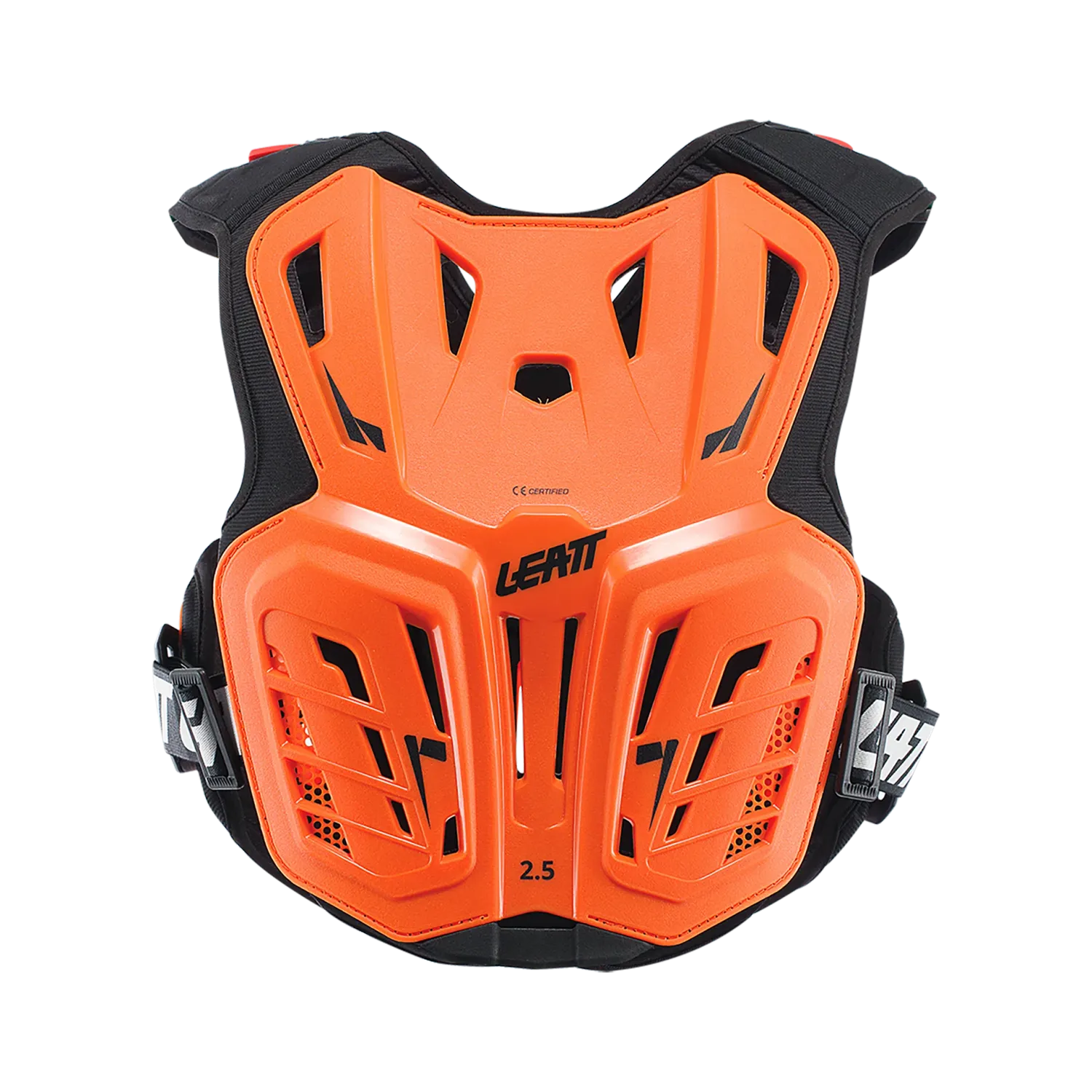 LEATT PROTECTION ARMOUR CHEST PROTECTOR 2.5 ORANGE/BLACK (147-159CM) JUNIOR L/XL