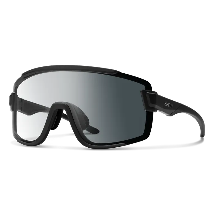 SMITH, WILDCAT MATTE BLACK CHROM, PHOTO, CLEAR TO GRAY / CLEAR