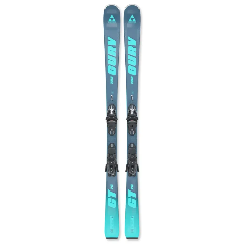 FISCHER THE CURV GT 76 TWIN POWERRAIL WITH FIT40621: RSW 10 GW POWERRAIL25/26