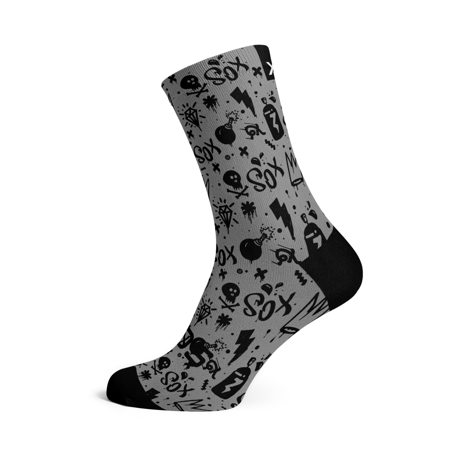 SOX FOOTWEAR CREW SOCKS UNISEX 25/26