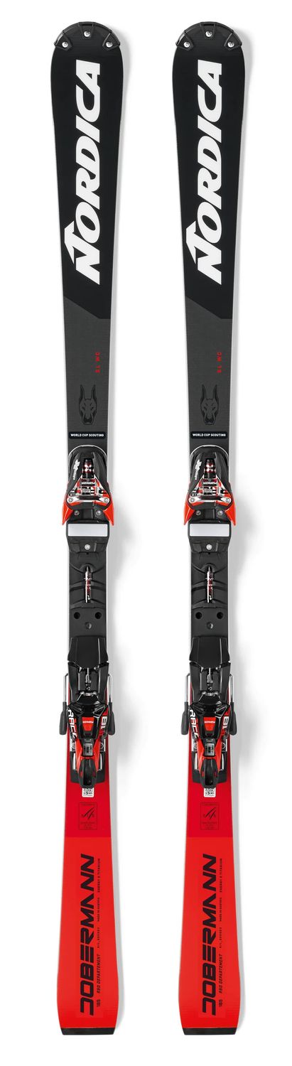 NORDICA DOBERMANN SL RACE PLATE 25/26 DEMO WITH BINDING COMP 12 , Color: COMP 12 0C414600-001, Size: 151