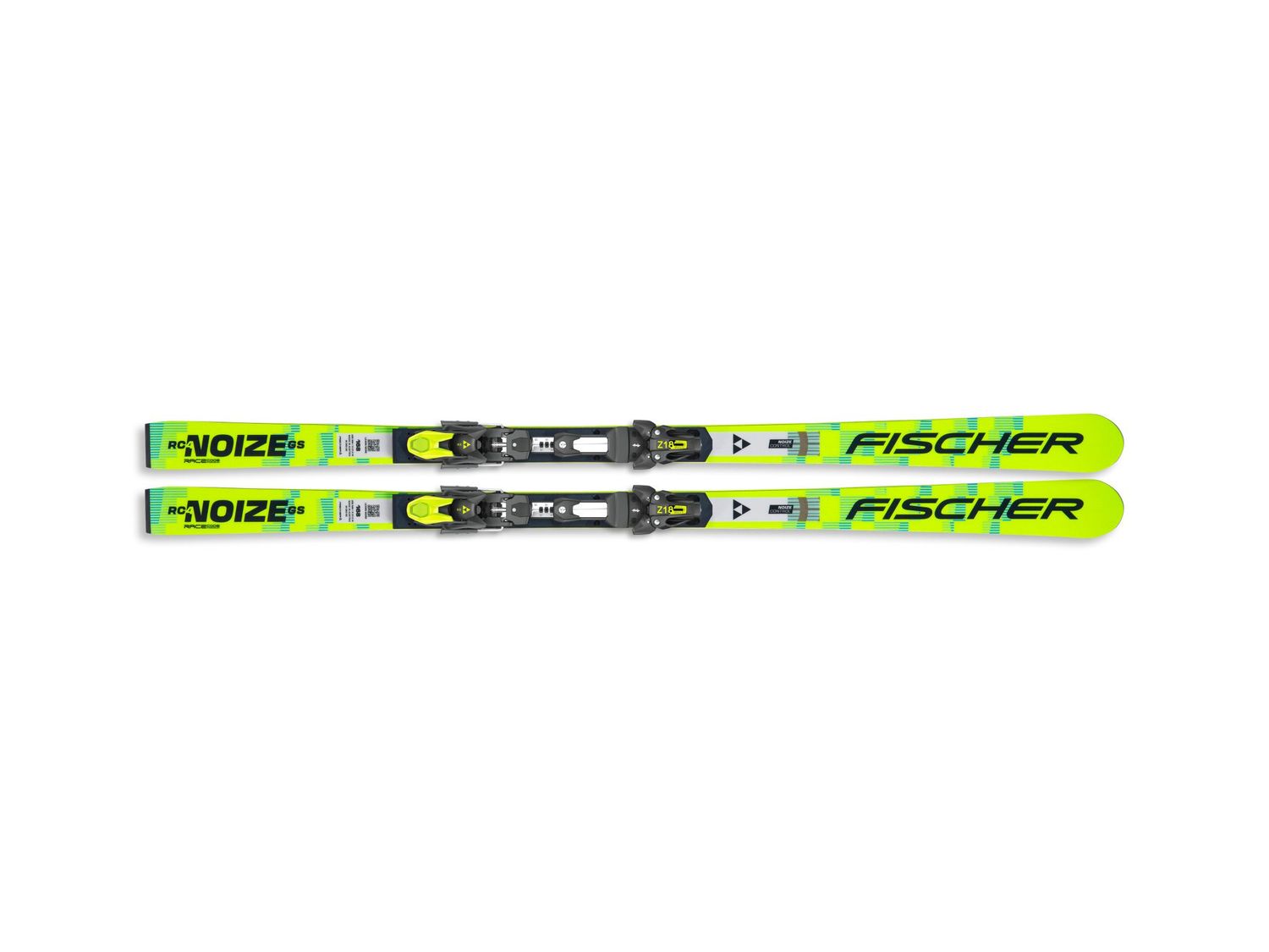 FISCHER RC4 NOIZE GS JR M-PLATE (FIS JUNIOR) 25/26 DEMO WITH BINDING, Color: RC4 Z14 FREEFLEX ST BRAKE 85 [A], Size: 183