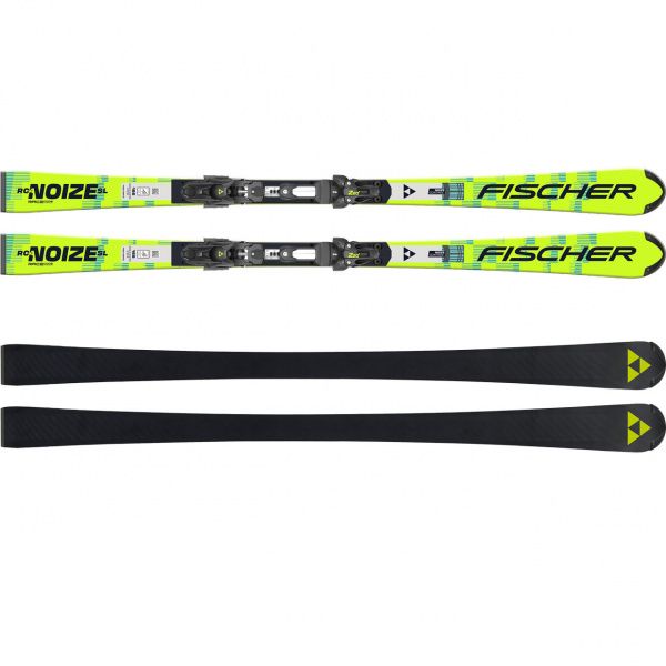 FISCHER RC4 WORLDCUP NOIZE SL MEN M PLATE 25/26 DEMO WITH BINDING RC4 Z17 FREEFLEX ST BRAKE 85 [A] , Color: RC4 Z17 FREEFLEX ST BRAKE 85 [A] FIT00425, Size: 165