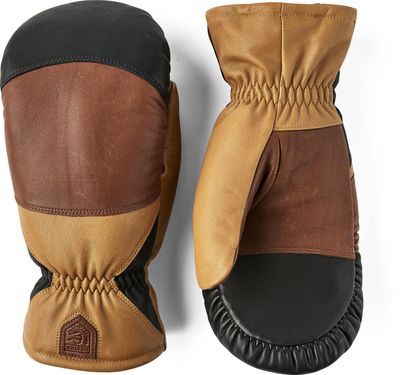 HESTRA REMIX MITT UNISEX, Color: BROWN/CORK, Size: 8