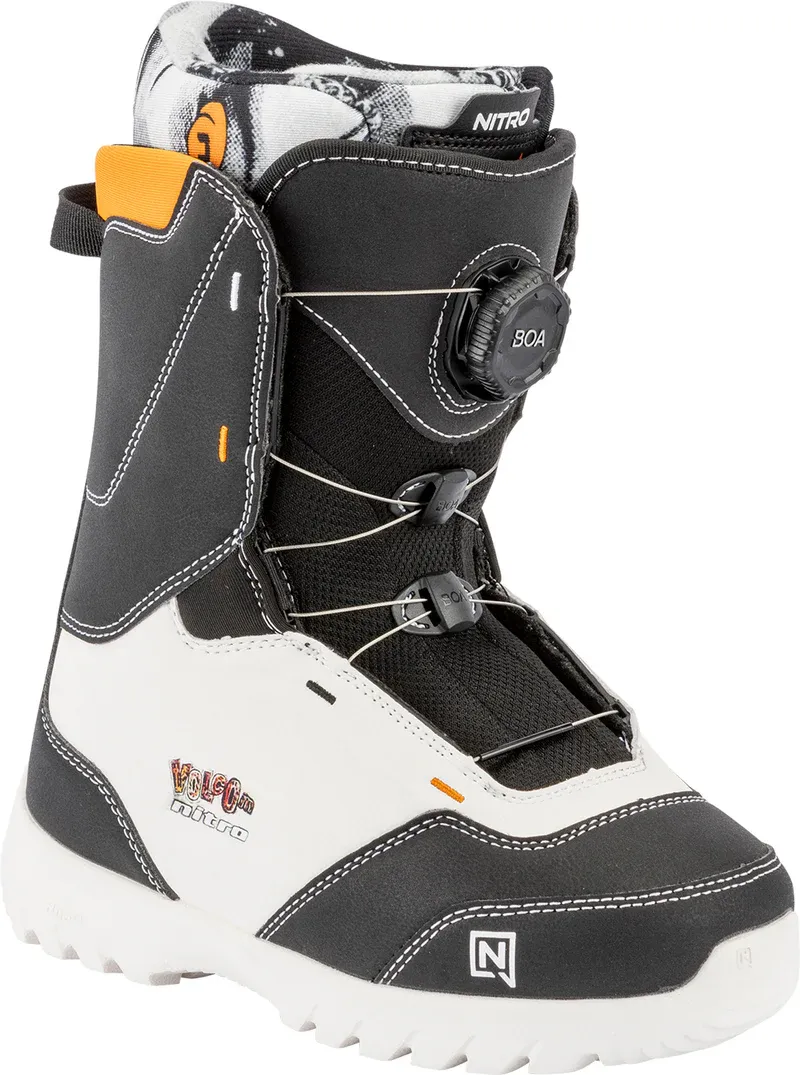 NITRO DROID BOA SNOWBOARD BOOTS 25/26 X VOLCOM