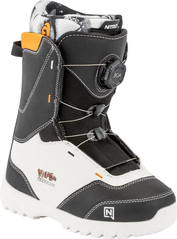 NITRO DROID BOA SNOWBOARD BOOTS 25/26 X VOLCOM