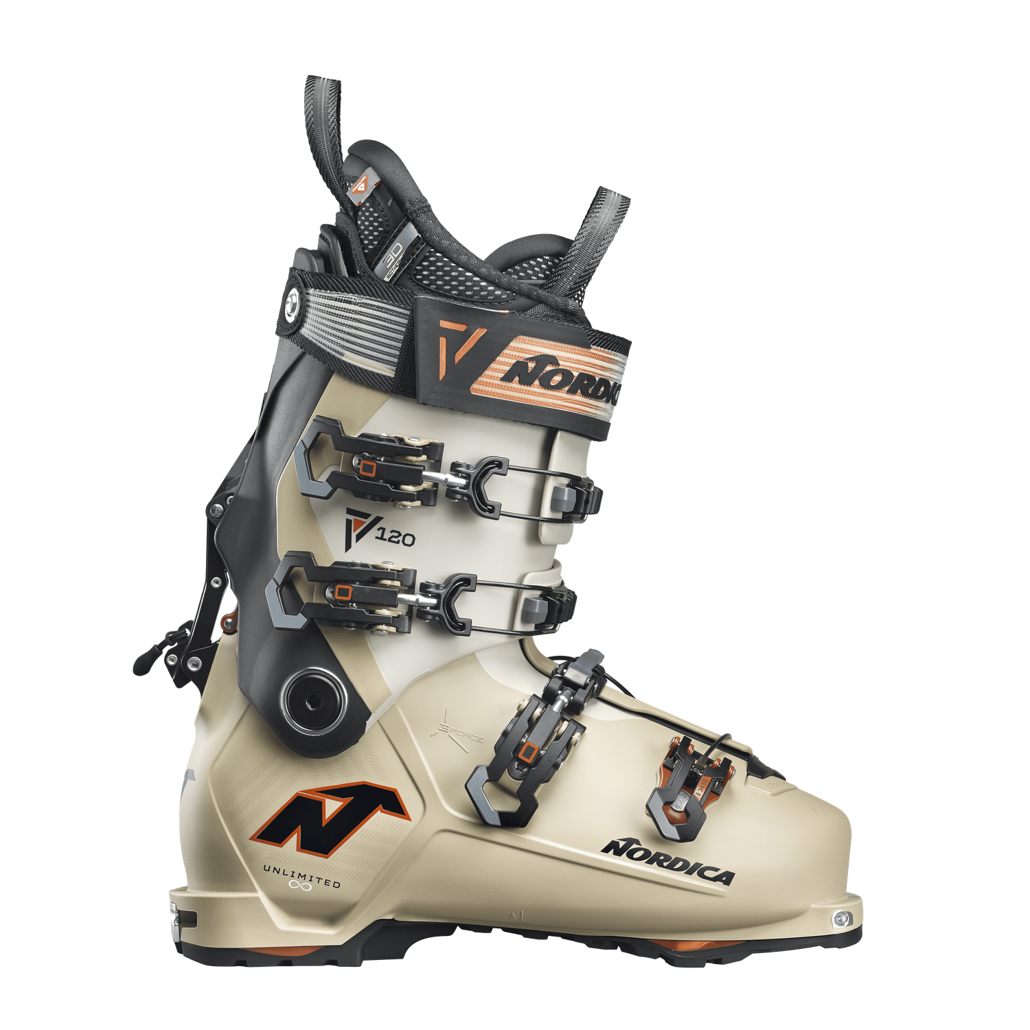 NORDICA UNLIMITED 120 DYN ALPINE SKI BOOTS 25/26 UNISEX