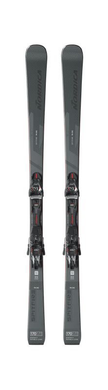 NORDICA SPITFIRE DC 74 + TPX 12 FDT ALPINE SKI  25/26