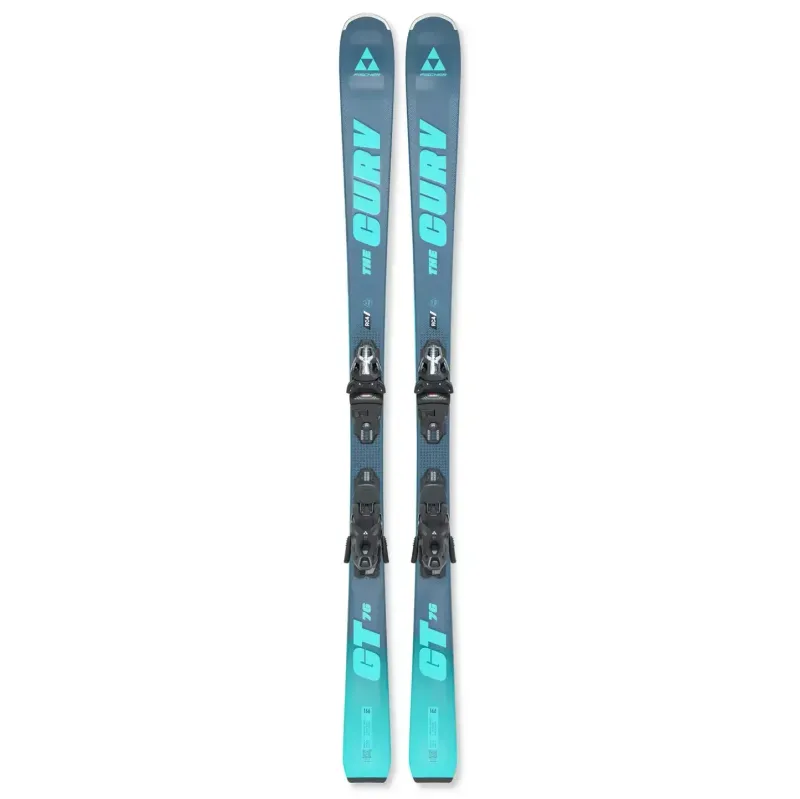 FISCHER THE CURV GT 76 TWIN POWERRAIL WITH FIT40621: RSW 10 GW POWERRAIL25/26