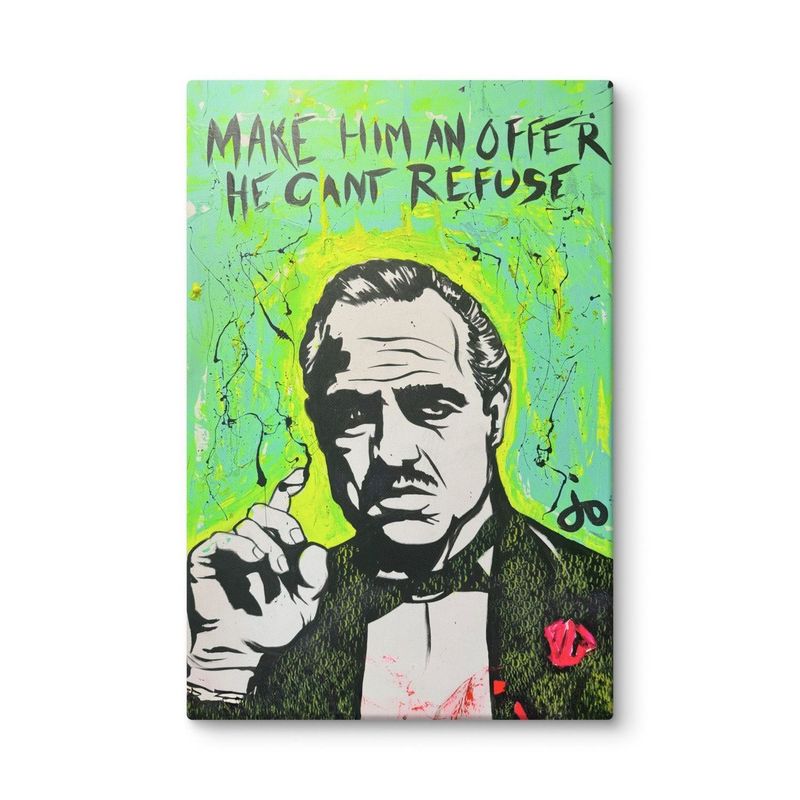 "Make Him An Offer" Print Canvas 24 x 36