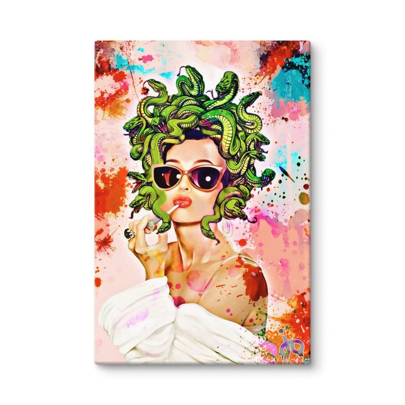 "Audrey Medusa" Print Canvas 24 x 36