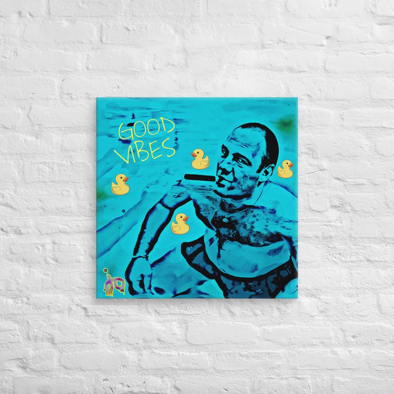 "Good Vibes" Print Canvas 24 x 24